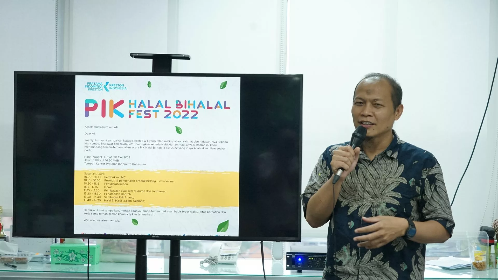 Menyambut Bulan Syawal, PIK Selenggarakan Halal Bihalal