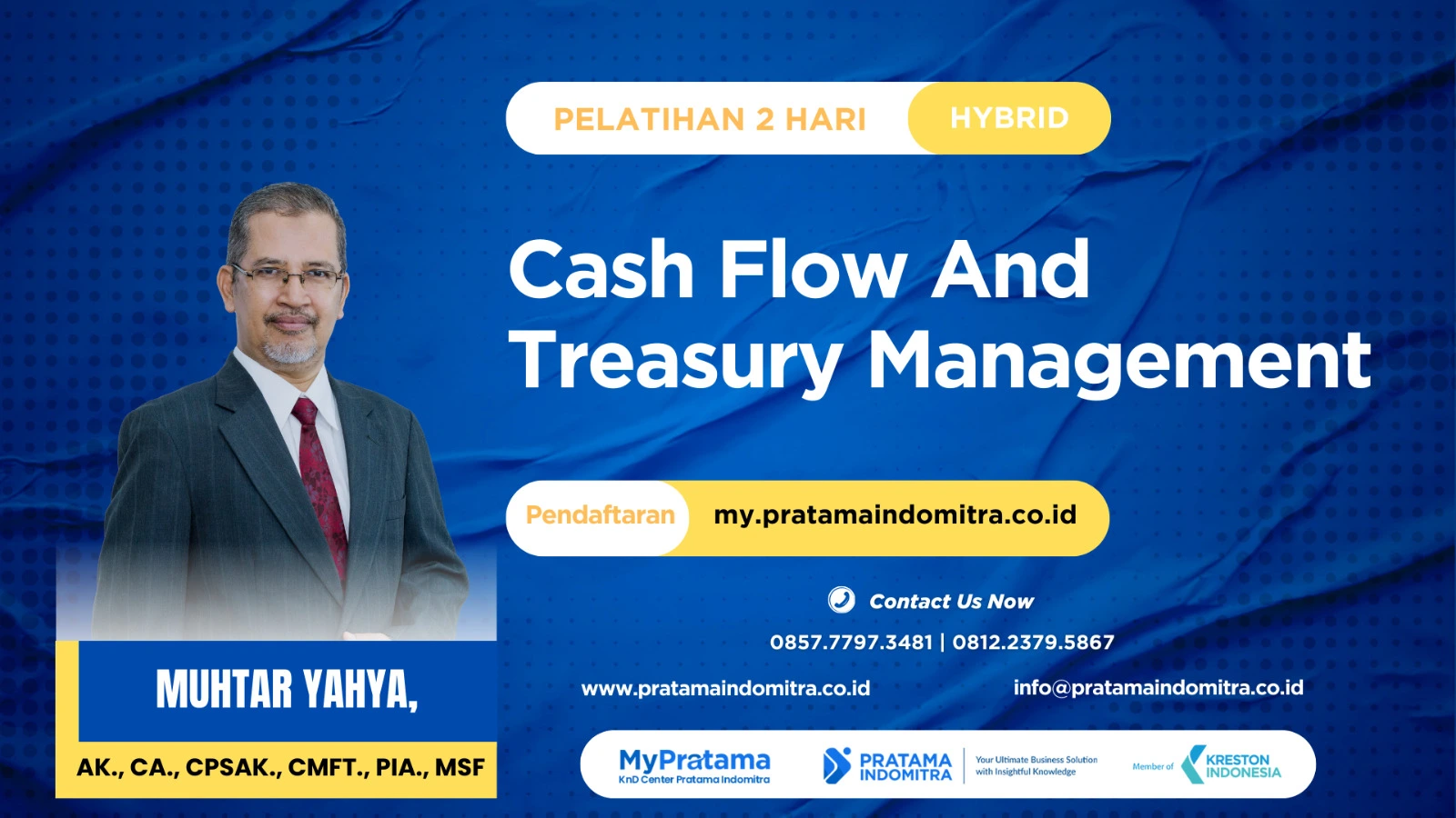 Pelatihan Cah Flow and Treasury Management
