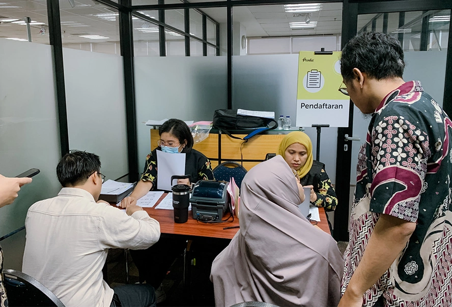 PT Pratama Indomitra Konsultan menyelenggarakan program Medical Check Up (MCU).